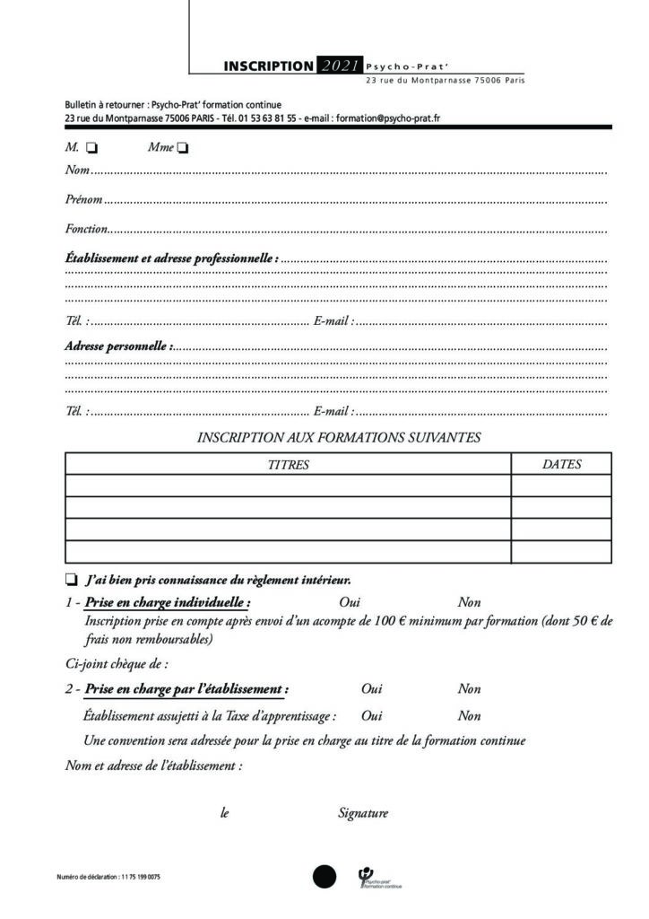 Rapport De Stage En Psychologie Clinique Pdf