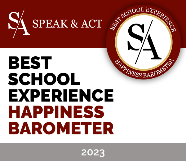 Best School Experience 2023 Label Speak Act