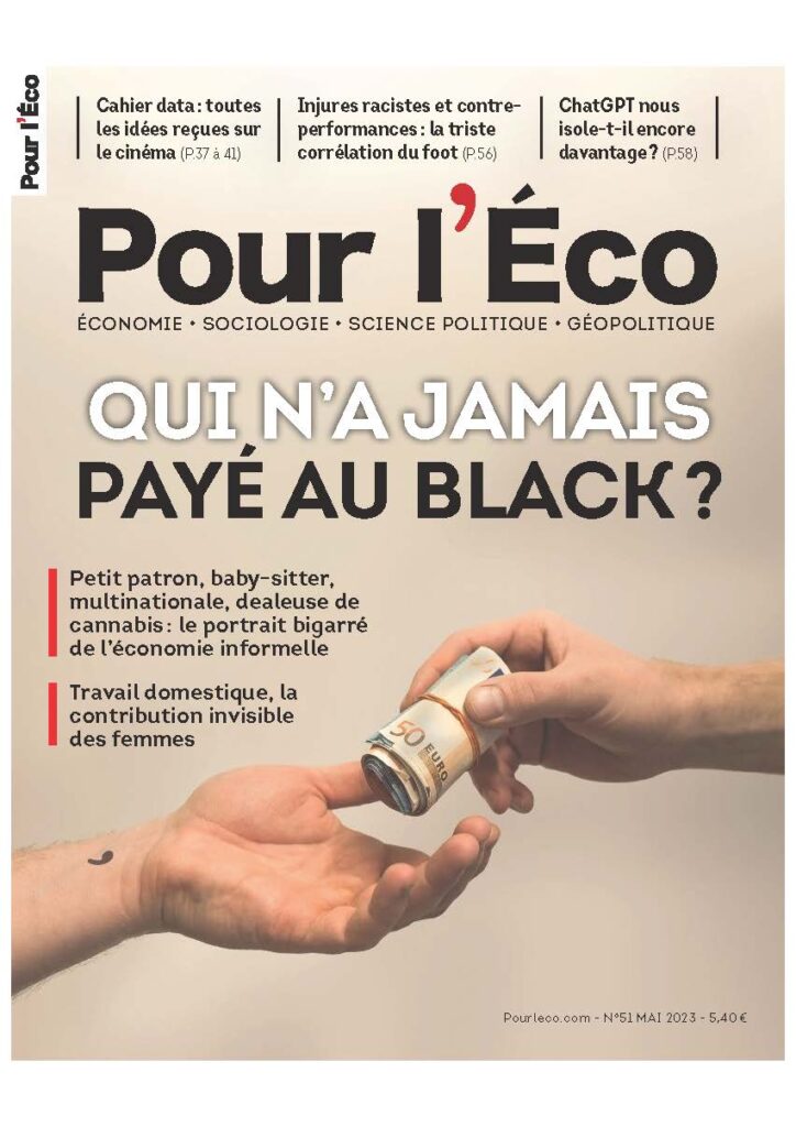 Affiche "Pour l'eco, qui n'a jamais payé au black"